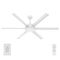COLOSSUS II 65" DC CEILING FAN6 BLADE - WHITE