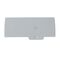 PUSH-IN TERM END BARRIER FOR 1492 P10T/16T BLUE