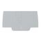 PUSH-IN TERM END BARRIER FOR 1492 P4Q GREY
