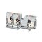 PUSH-IN TERM 16mm 1 LVL 3 CONN BLUE