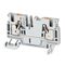 PUSH-IN TERM 4mm 1 LVL 2 CONN BLACK
