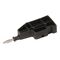 FLEXIBLE END TEST PLUG ACC FOR 1.5mm PUSH-IN TERM BLACK