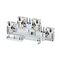 PUSH-IN TERM 4mm 2 LVL 4 CONN BLACK