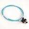 SHIELDED ENET-CBLE HFLEX-PUR 2-PAIR CAT5e TEAL M12R-M12R 10M