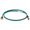 SHIELDED ENET-CBLE HFLEX-PUR 4-PAIR CAT6 TEAL M12-M12 10M