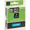 D1 Standard Tape White on Black 12mm Width 7m Length Repelec