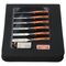 Chisel Set 6 Piece 6-32mm Rubberised Handles Steel Blades Repelec
