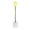 Forged Cottage Dee Handle Fork Steel Head Comfortable Hardwood Grip Repelec