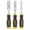 Chisel Set 3 Piece 13mm 19mm 25mm Blades Ergonomic Handles Repelec
