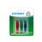 Embossing Tape Assorted Pack Red Blue & Green 9mm x 3m Repelec