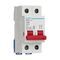Isolator Switch Disconnector 2P 63A DIN Rail Red Toggle NH4 Chint