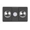 Manrose Sierra 2 3-in-1 Heater Exhaust Light Matte Black Ventair