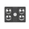 Manrose Sierra 4 3-in-1 Heater Exhaust Light Matte Black Ventair