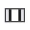 Manrose Rio 3-in-1 Heater Exhaust Light Matte Black Ventair
