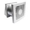 100mm Through-Wall Exhaust Fan Kit 85m³/h White Ventair