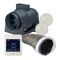 Heat Transfer Kit 1 Room Inline Fan Controller White Ventair