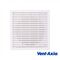 External Fixed Louvre Grille 150mm to Suit VWF150AS White Ventair