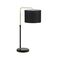 Table Lamp ES Drum Adjustable Marble Black 220mm CLA Lighting