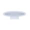 Wall Light 6W Oval Matt White 3000K Frosted 460lm CLA Lighting