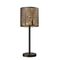 Table Lamp ES Laser Cut Round Aged Bronze 200mm CLA Lighting