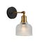 Wall Light ES Dome Clear Glass Antique Brass CLA Lighting