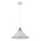 Pendant Light ES White Coolie 360mm CLA Lighting