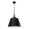 Pendant ES Bell Antique Brass Grey Travertine 450mm CLA Lighting