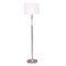 Floor Lamp ES White Drum Chrome Rod Crystal 380mm CLA Lighting