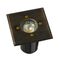 Inground Light MR16 Square Rustic Brass IP67 120mm CLA Lighting