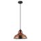 Pendant Light ES Copper Coloured Glass Dome 280mm CLA Lighting