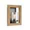 Wall Light ES Rectangular Chestnut Wood Clear Glass CLA Lighting
