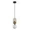 Pendant Light G9 Opal Diffuser Brass Red Wood 120mm CLA Lighting