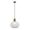 Pendant Light ES Pleated Opal Translucent Dome 300mm CLA Lighting