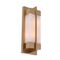 Wall Light 2 Light SES White Marble Brass 380mm CLA Lighting