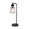 Table Lamp ES Clear Ellipse Glass Shade Brass 490mm CLA Lighting
