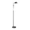 Floor Lamp ES Double Shade Brass Sand Black 160mm CLA Lighting