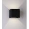 Outdoor Wall Light LED 6.8W 3000K Square Black IP54 CLA Lighting