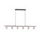 Pendant 6 Light GU10 Linear Beige Travertine 1400mm CLA Lighting