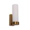 Wall Light Uplight ES Tubular Opal Glass Chrome 60mm CLA Lighting