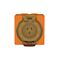 Socket Outlet IP66 10A 250V 3 Flat Pin Buffalo Orange Trader