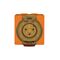 Socket Outlet IP66 20A 250V 3 Round Pin Buffalo Orange Trader