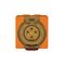 Socket Outlet IP66 20A 500V 4 Round Pin Buffalo Orange Trader