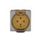 Socket Outlet IP66 32A 500V 4 Round Pin Buffalo Grey Trader