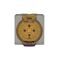 Socket Outlet IP66 50A 500V 4 Round Pin Buffalo Grey Trader