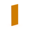Double Door 3 Point Locking Left 600x2200mm Orange Eltech