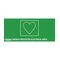 Cardiac Protected Area Sign Trader