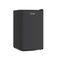 70L Bar Fridge Wire Shelves Black Heller