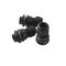 Nylon Cable Gland M20 6-12mm Quick Connect Black ABB