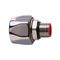 EMI Braided Straight Fixed 40mm M40 Nickel Brass Adaptaflex
