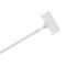 Cable Tie ID Flag Label 212x2.4mm Natural Pack of 1000 Ty-Rap